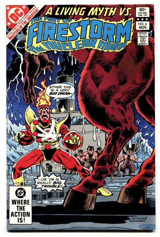 FURY OF FIRESTORM #6 1982-Masters of the Universe preview!-DC comic book