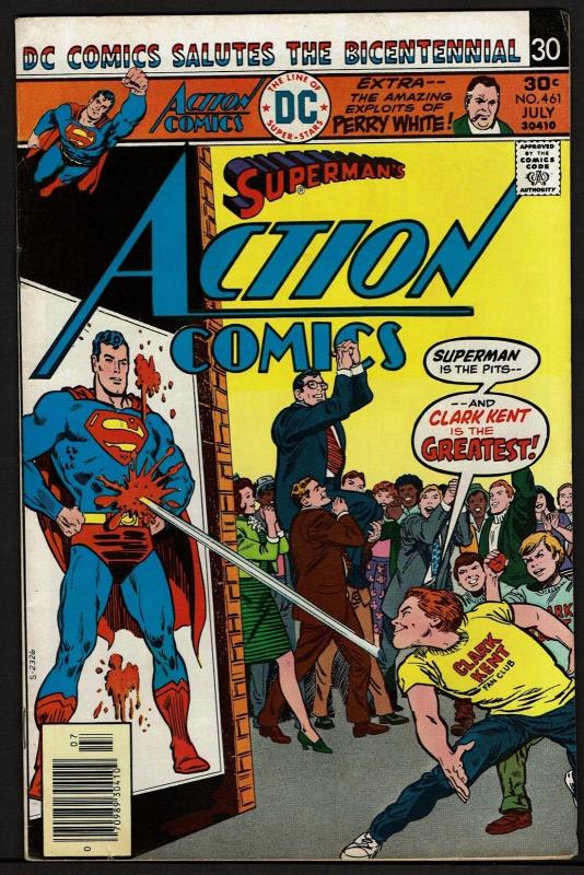 Action Comics Lot of 4 Bronze Age #s 460 461 463 464 FN+ to F/VF