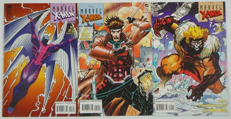 Marvel X-Men Collection #1-3 VF complete series - Jim Lee art Wolverine set 2