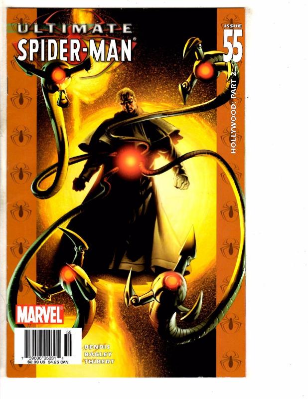 Lot Of 8 Ultimate Spider-Man Marvel Comic Books # 52 53 54 55 56 57 58 59 J261