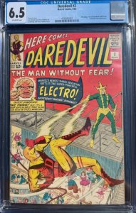 Daredevil #2 (1964)  Marvel Comics CGC F+ 6.5 2nd App Daredevil 2nd App Electro