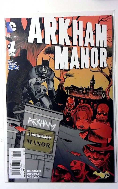 Arkham Manor #1 (2014) DC Comics Batman 1st Print Comic Book