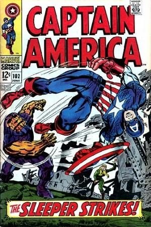 Captain America #102 (ungraded) stock photo / SCM