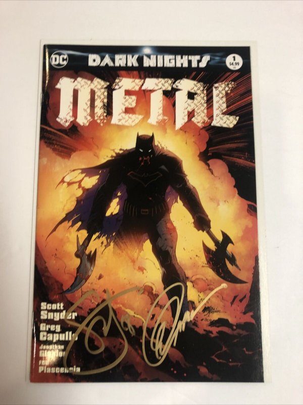Dark Knights Metal (2017) # 1 (NM) Signed By Snyder & Capullo Comicsketchart.com