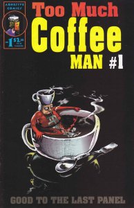 Too Much Coffee Man #1 (3rd) VF ; Adhesive | Shannon Wheeler