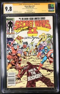 Secret Wars II (1985) # 1 (CGC 9.8 SS) Signed Al Milgrom * Jim Shooter * CPV