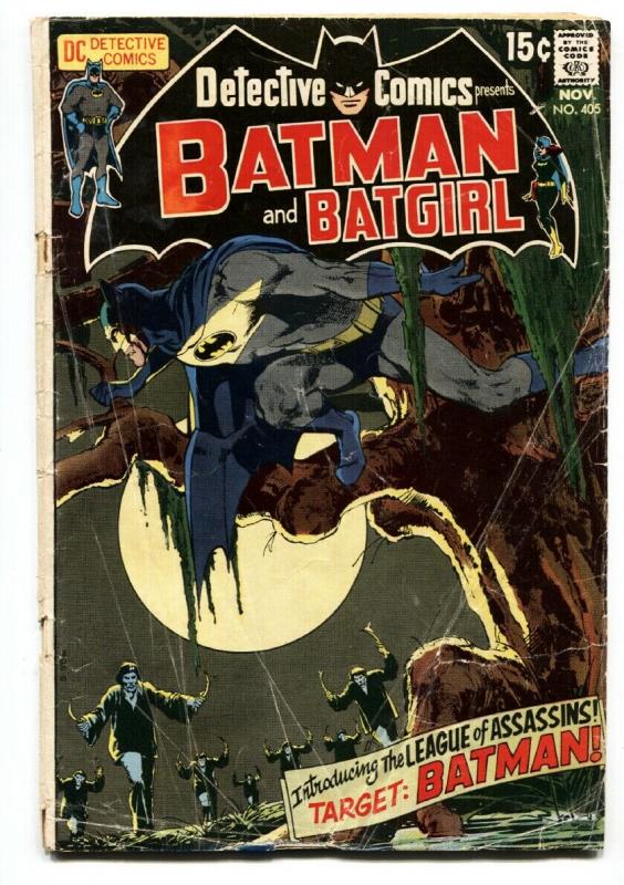 Detective Comics #405 1970-Batman- First app League of Assassins