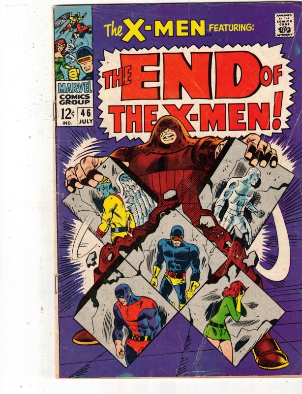 The X-Men #46 (1968) VG/FN 50% OFF! Juggernaut NUFF SAID! END OF THE X-MEN KEY!