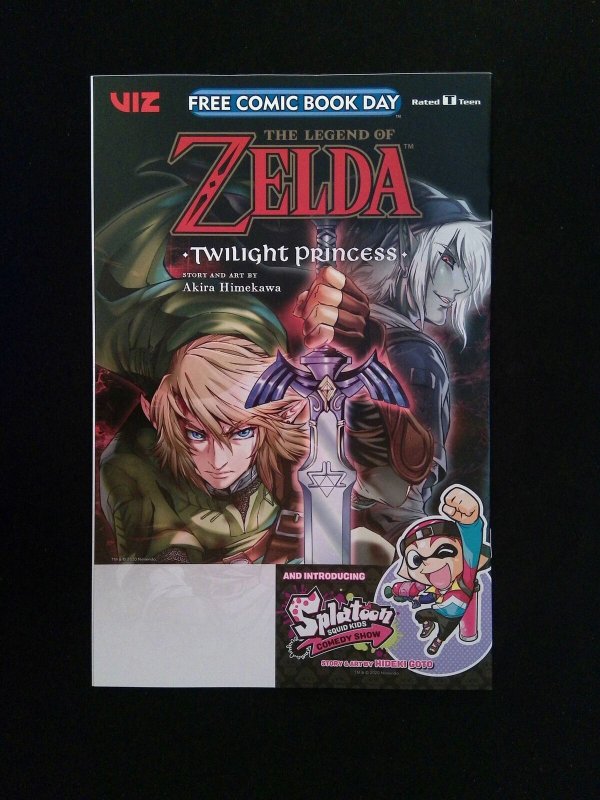 Legend Of Zelda Twilight Princess/Splatoon Squid Kids FCBD #2020 VIZ  2020 NM