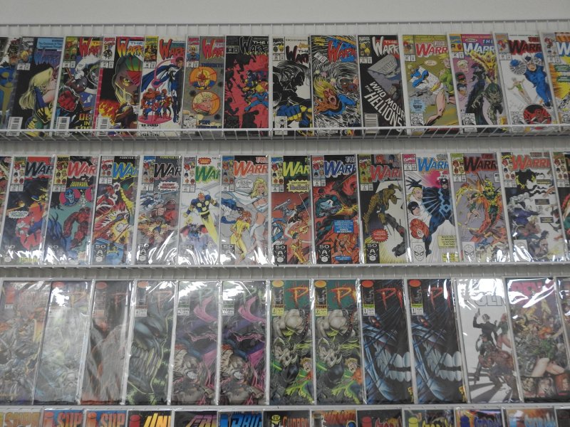 Huge Lot 140+ Comics W/ New Warriors, Savage Dragon, +More! Avg VF Condition!