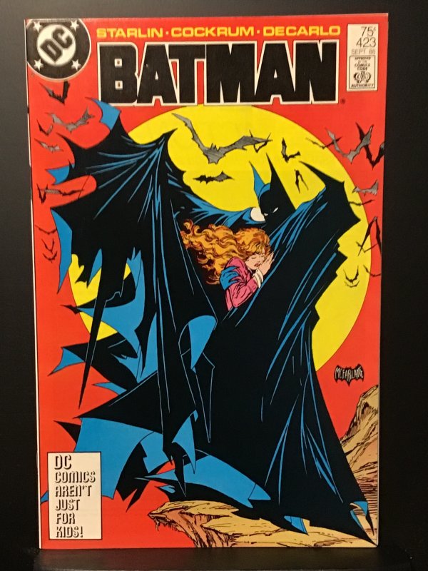 Batman #423 (1988) NM- 9.2 2nd printing Classic Todd McFarlane cover KEY issue