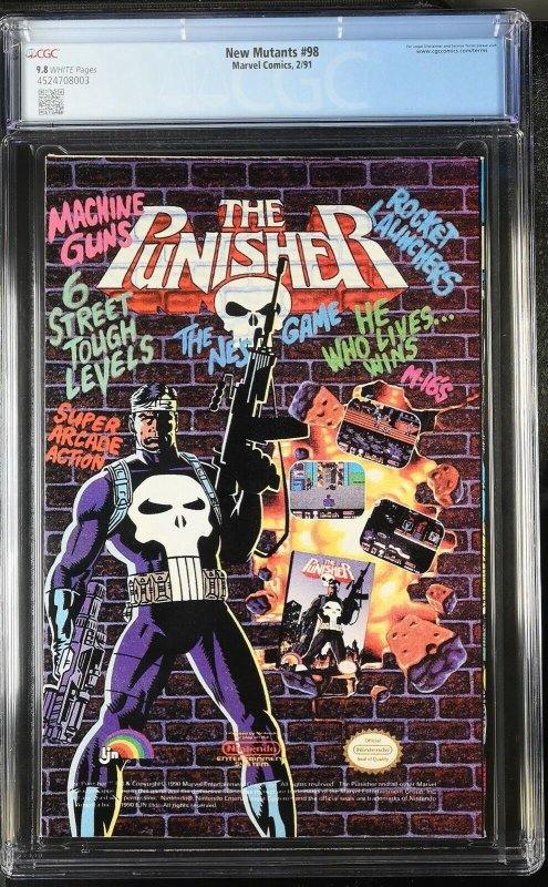 New Mutants 98 Cgc 9.8 1991 Marvel 1st Deadpool 4524708003