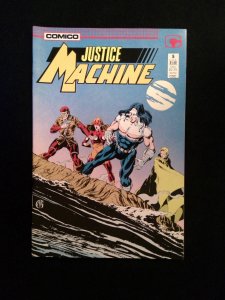 Justice Machine #5  Comico Comics 1987 NM