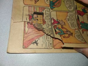 PETER PORKCHOPS #8 dc comics 1951 golden age funny animal cartoon precode