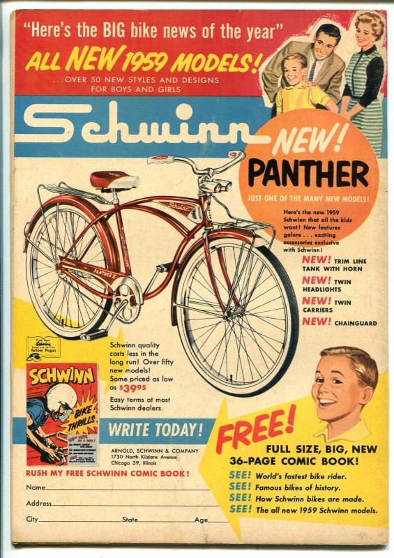 Mutt & Jeff #112 1959-Dell-Al Smith art-baseball cover-FN