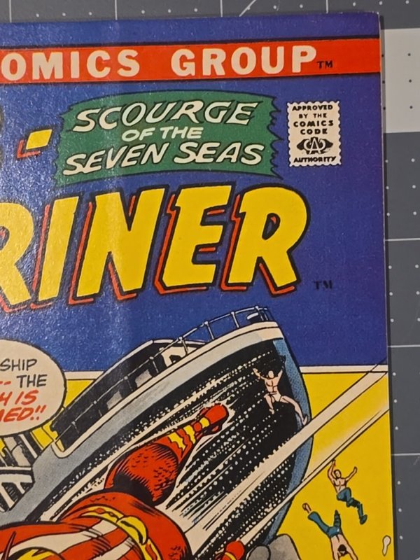 Sub-Mariner #52 -Namor Vs Sunfire (Marvel Comics AUG-1972)