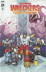 Transformers Wreckers Treads & Circuits # 3 Variant 1:10 Cover NM IDW [D4]