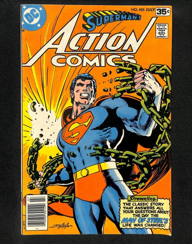 Action Comics #485 Neal Adams Cover!