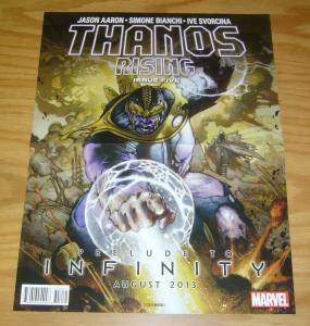 Thanos Rising #1-5 VF/NM complete series + poster - jason aaron - simone bianchi