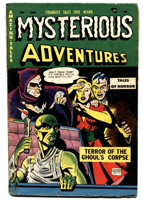 Image result for pre code horror comics mysterious adventures