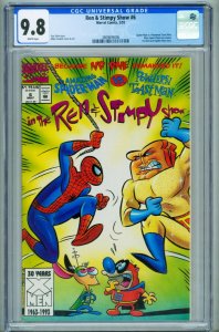 Ren and Stimpy Show #6 CGC 9.8 Spider-man comic book 3809694006