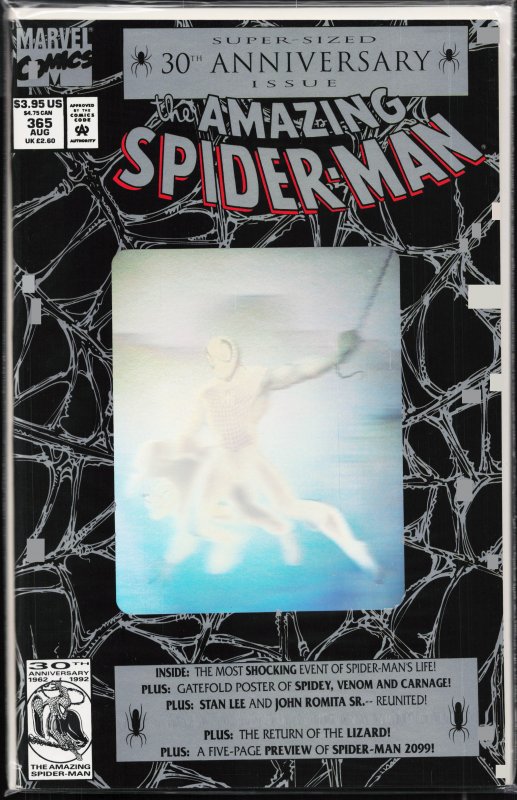 The Amazing Spider-Man #365 (1992) Spider-Man [Key Issue]