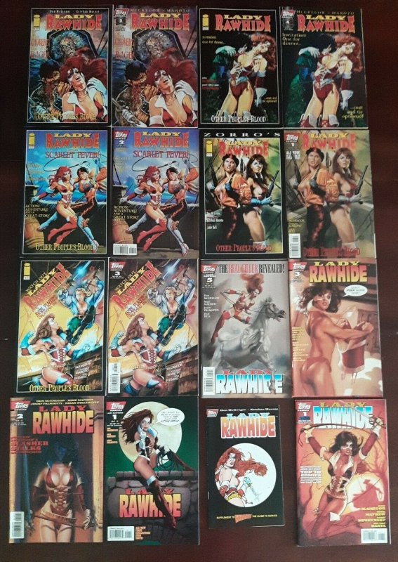 LADY RAWHIDE Other People's Blood Zorro black editions included Issues 1-5