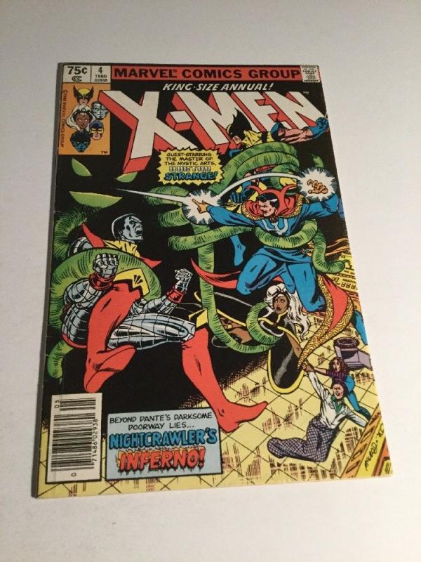 Uncanny X-Men Annual 4 Fn Fine 6.0 Marvel Comics