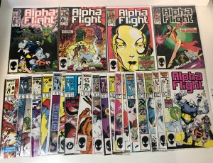 Alpha Flight (1983)# 1-130 + ANNUALS 1-3 F/VF Complete Set ~ Marvel | John Byrne