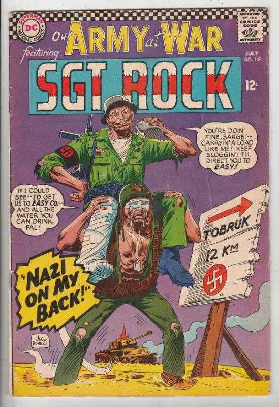 Our Army at War #169 (Jul-66) FN/VF Mid-High-Grade Easy Company, Sgt. Rock