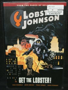 Lobster Johnson #4 - Get the Lobster TPB 1st Print (NM) 2015 Signed Mike Mignola