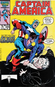 Captain America #325 (1987) Captain America [Key Issue]