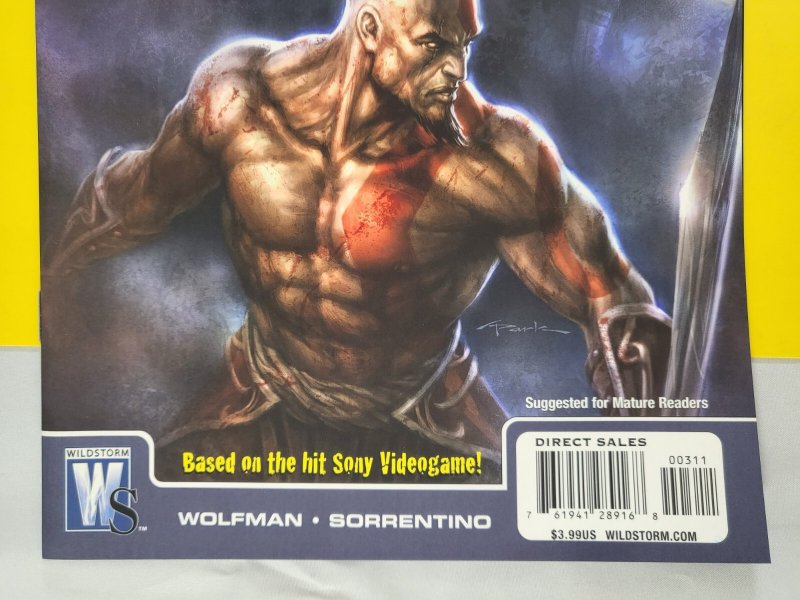 God Of War #3 2010 DC/Wildstorm Kratos