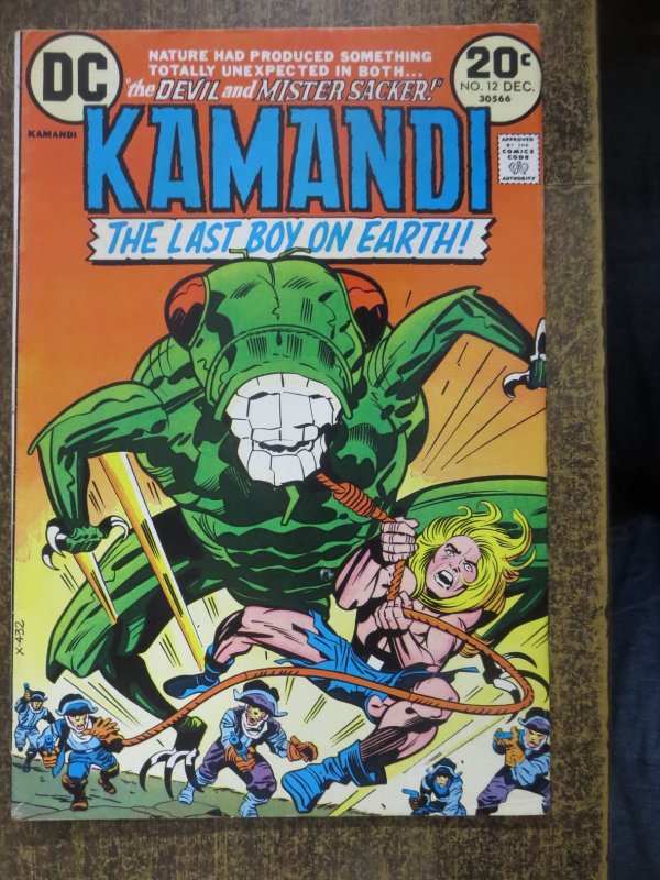 KAMANDI 12 VG (DC, 12/1973) Kirby! COMICS BOOK