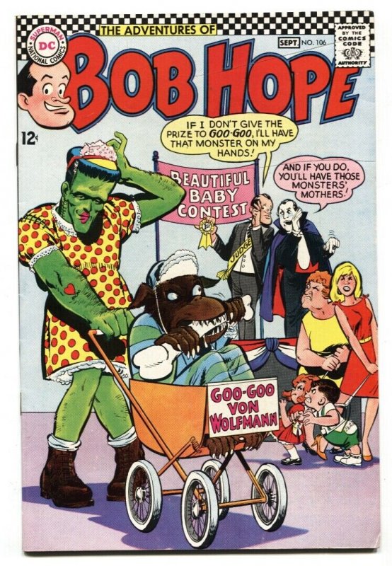 Adventures of Bob Hope #106 1967-DC-Frankenstein in drag VF