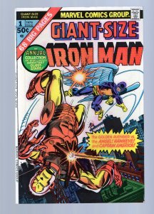 Giant-Size Iron Man #1 - Gil Kane Cover Art. Stan Lee Story. (6.5/7.0) 1975