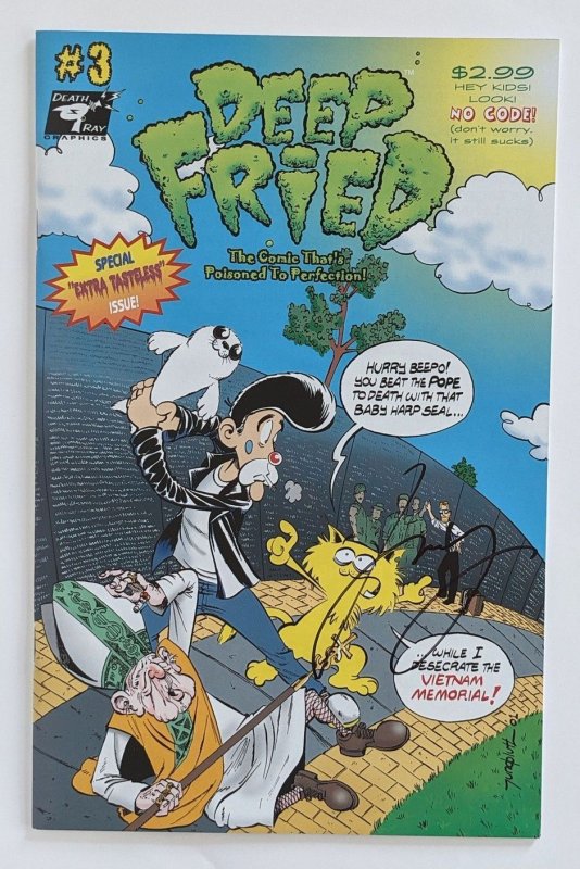 Deep Fried #1, 2, 3 (2001)  VF+   three book lot, signed by Jason Yungbluth