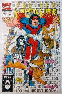 The New Mutants #100 (9.0, 1991) 1st Team App X-Force, 1st App Shatterstar
