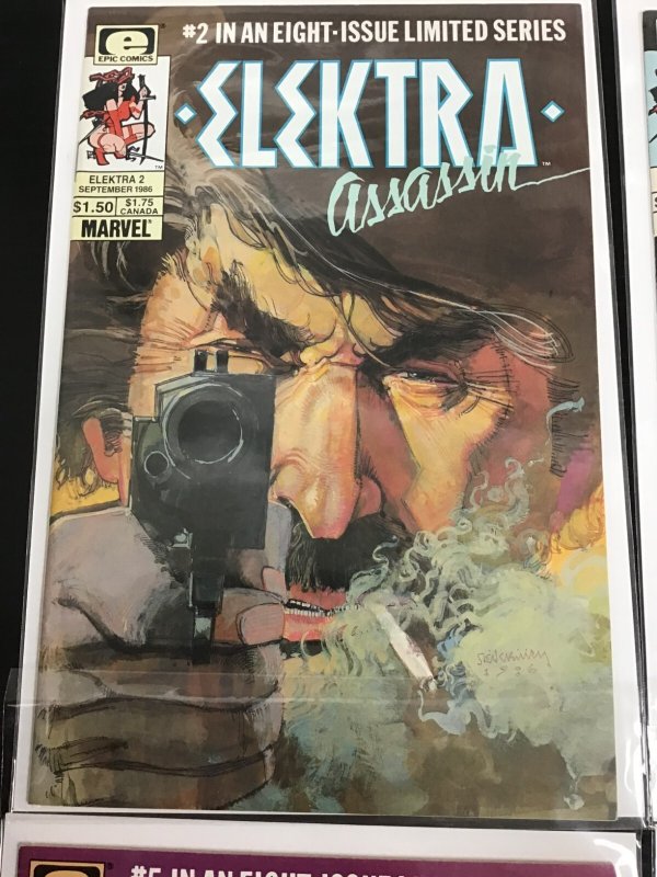 6PC ELEKTRA ASSASSIN LOT (9.2) #2-7!! 1986