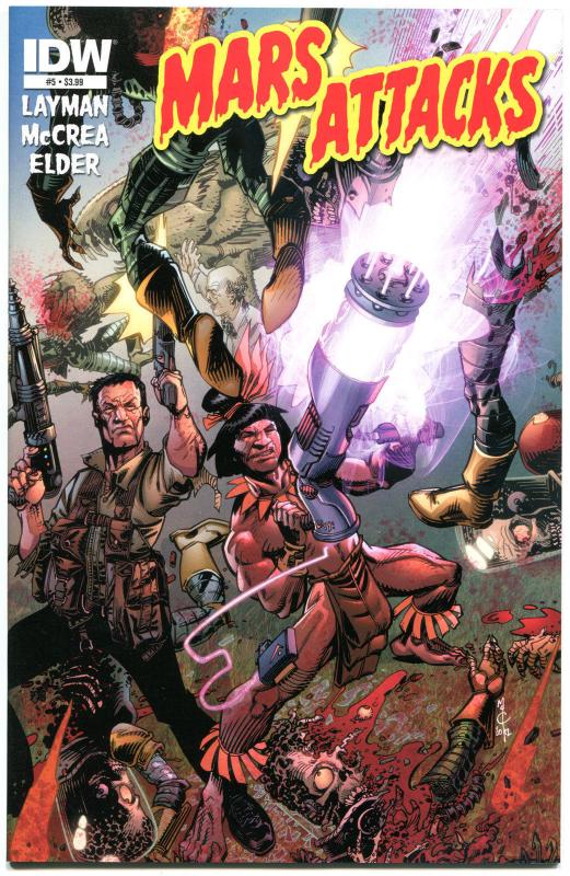 MARS ATTACKS #5, NM, Aliens, Martians, Sci-fi, Death Ray, 2012, more in store