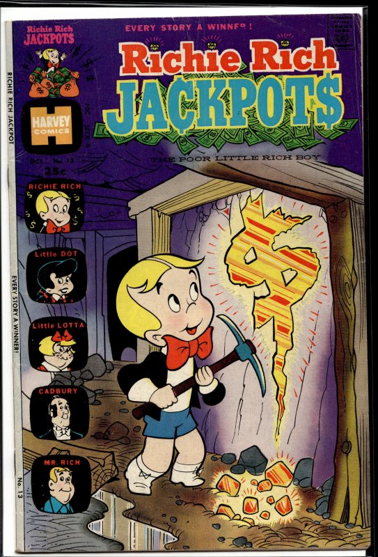 Richie Rich Jackpots #13 (1974) Dot Polka