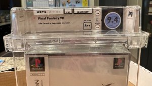 VERY RARE Final Fantasy VII 7 JAPANESE Vers. WATA GRADED 9.4 A++ PS1 PlayStation