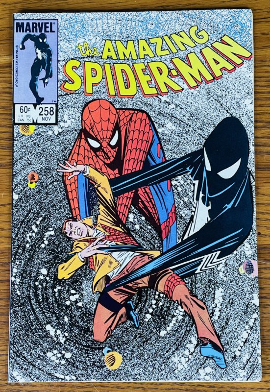 AMAZING SPIDER-MAN #258 ALIEN SYMBIOTE Mr Fantastic Hobgoblin Venom Marvel 1984