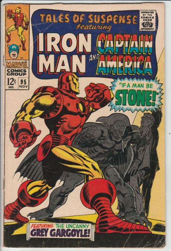 Tales of Suspense #95 (Nov-67) VG+ Affordable-Grade Iron Man, Captain America