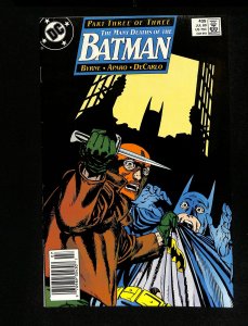 Batman #435 Newsstand Variant