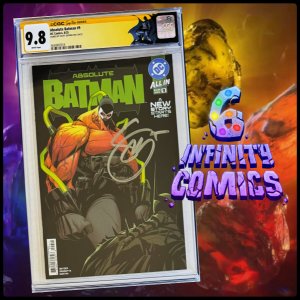 ABSOLUTE BATMAN #9 CGC 9.8 SS?DRAGOTTA COVER A SIGNED SCOTT SNYDER