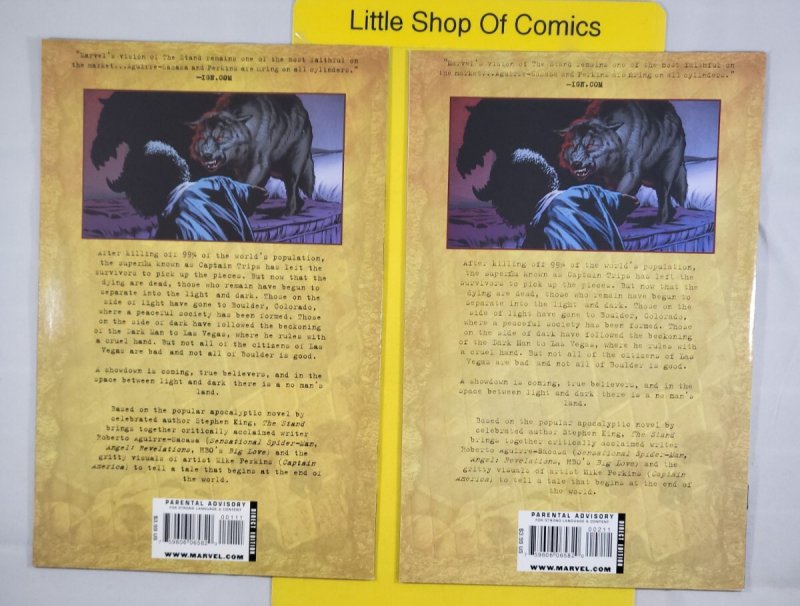 Stephen King The Stand No Man's Land #1 2 3 4 5 Set 1-5 Photos/Notes Marvel