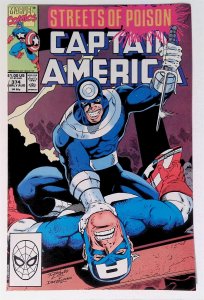 Captain America (1st Series) #374 (Aug 1990, Marvel) 6.5 FN+