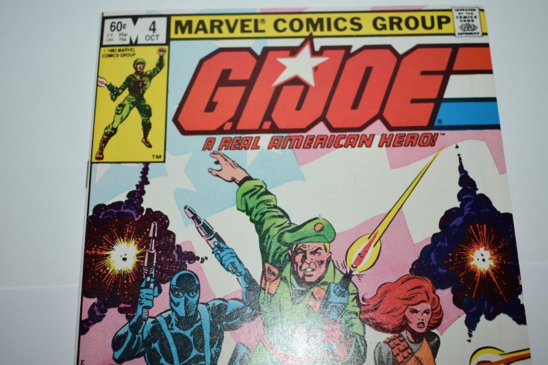 G.I. Joe: A Real American Hero #4 (1982) NM- 9.2 Comic book