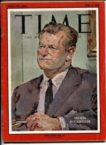 Time Magazine June 15 1962 - Nelson Rockefeller cover